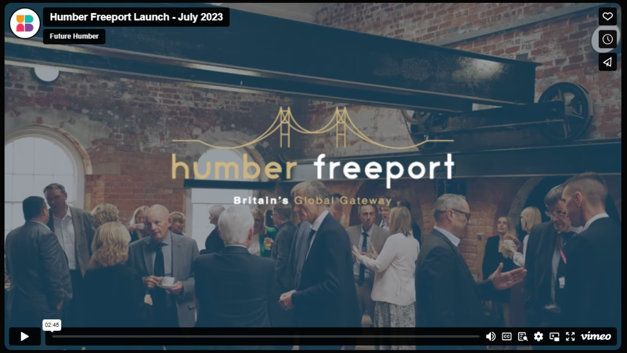 Humber Freeport launch event video cover